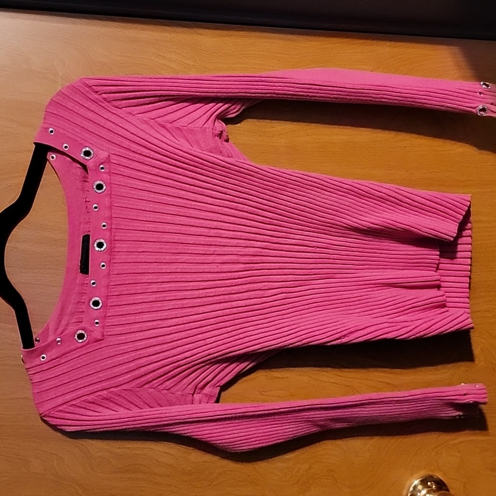 Layne Bryant size 14/16 pink with rhinestone